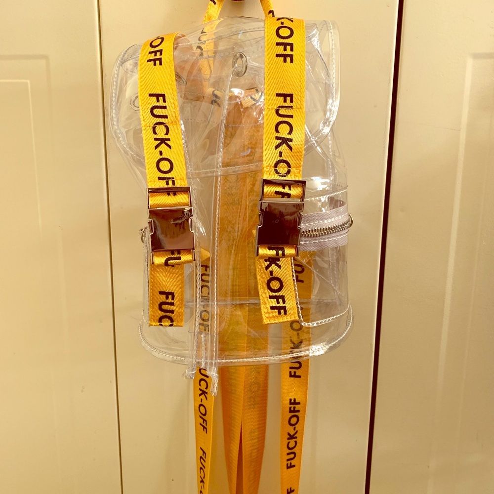 (Poster Grl) CLEARLY STREET HYPE BACKPACK